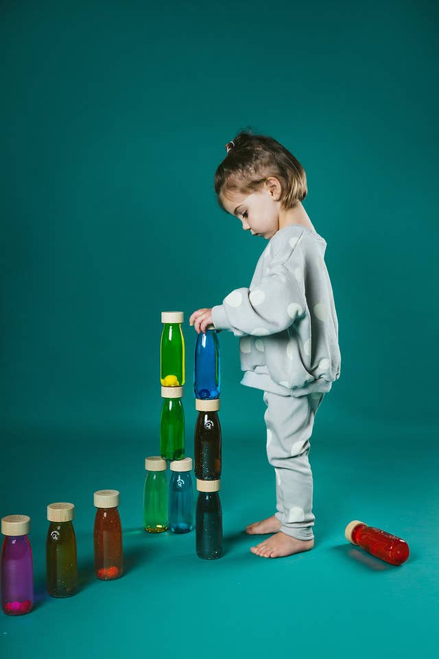 Sensory Toy Bottle Float (Yellow)
