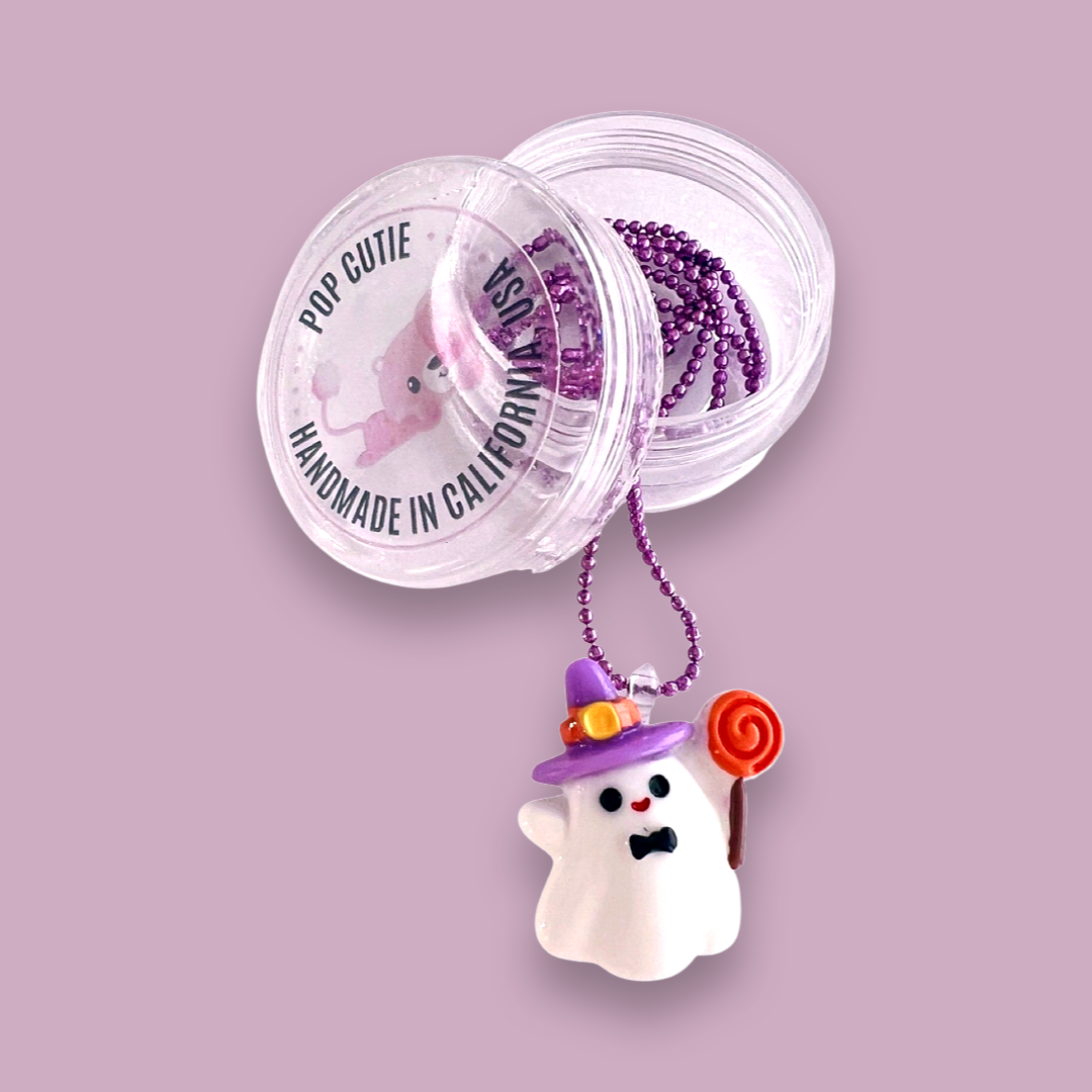 Pop Cutie Kawaii Lollipop Ghost Necklace