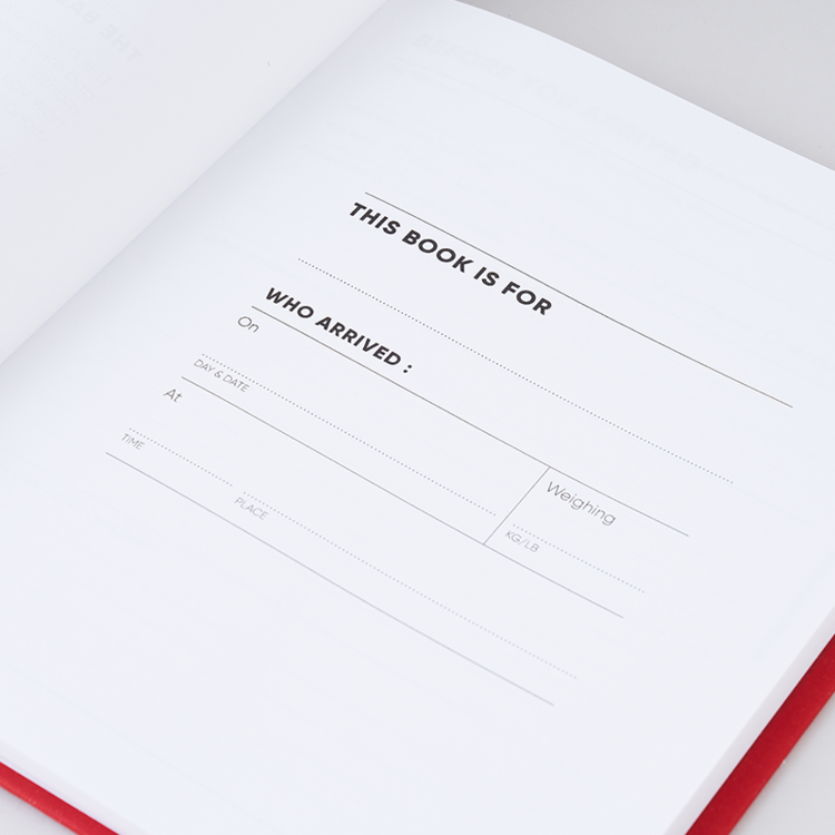 The Baby Book Of You: A Record Of Your First Year: Blue