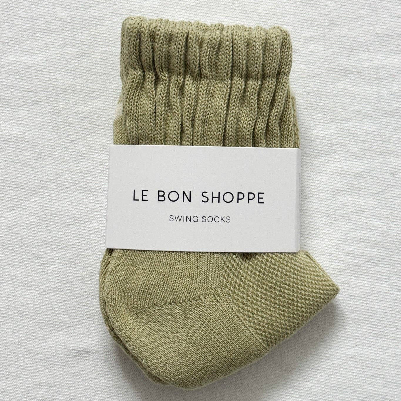 Le Bon Shoppe Dried Sage Swing Socks