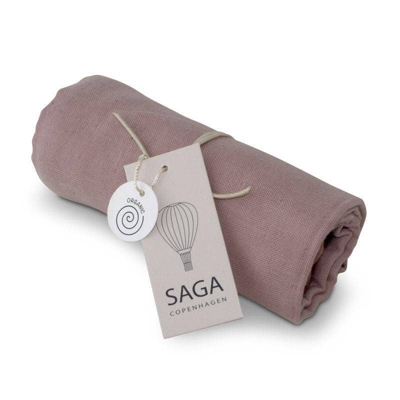 Mauve Muslin Cloth - 100% Organic Cotton