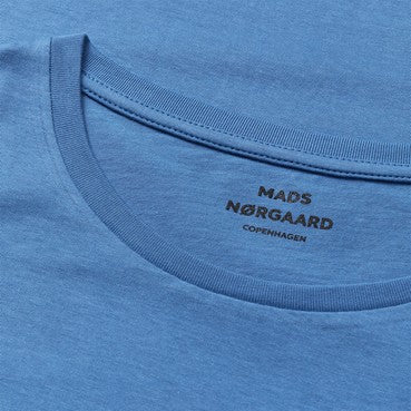 Mads Nørgaard Bright Cobalt Fine Jersey Teasy Tee