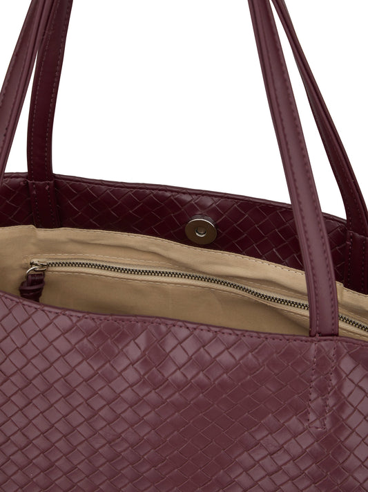 Becksöndergaard Maroon Brown Rallo Lottie Shopper Bag