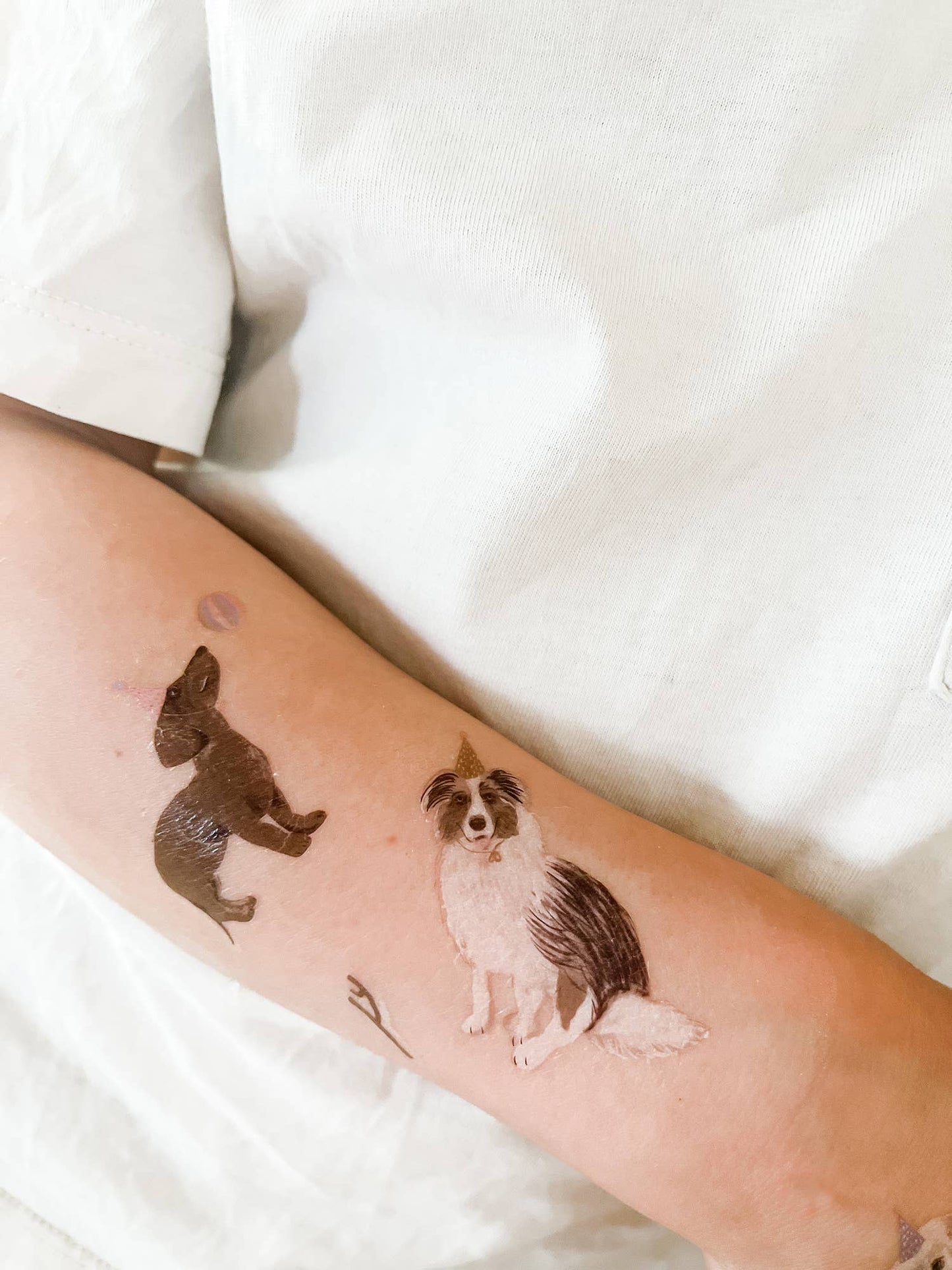 Dog Organic Temporary Tattoos