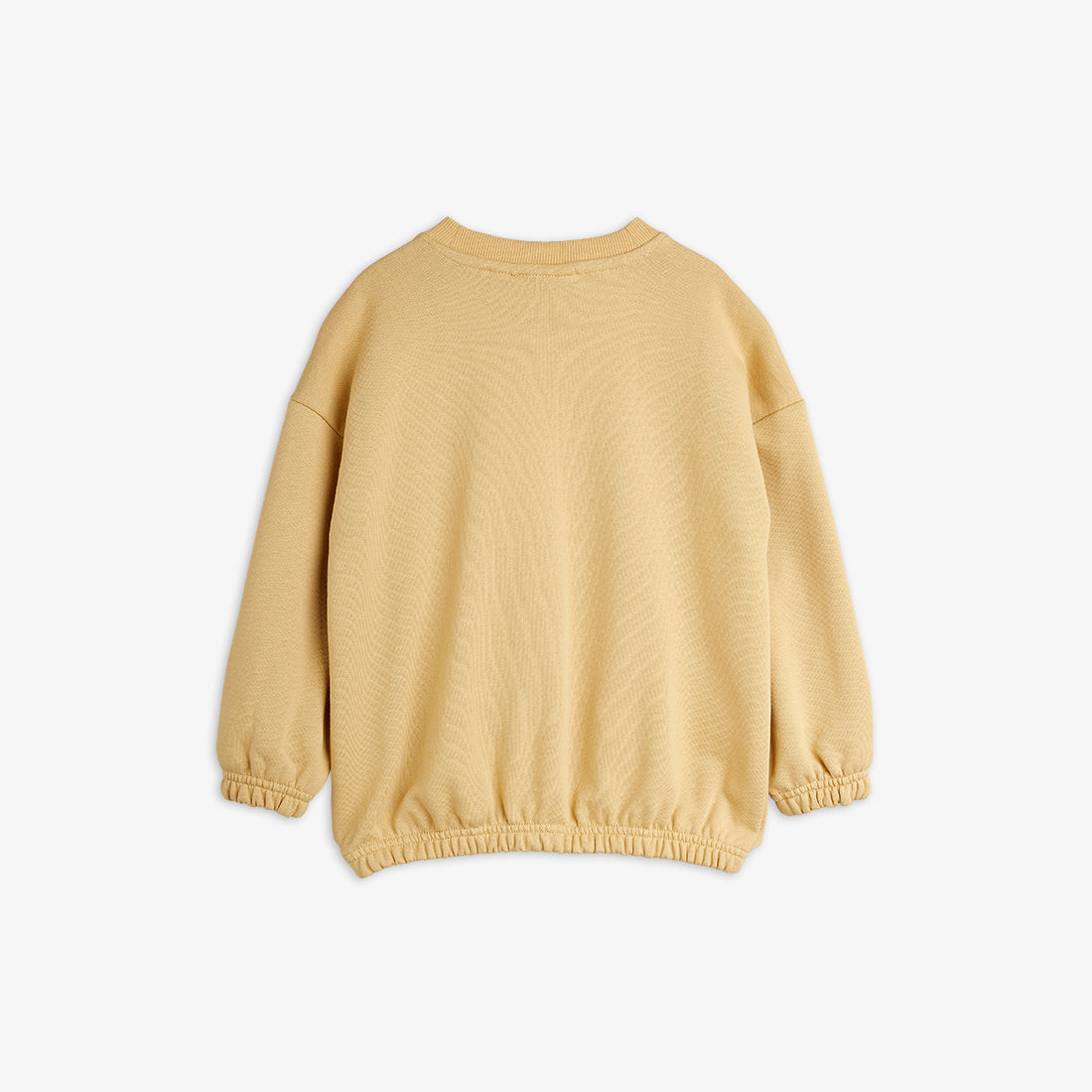 Yellow sweater on a white background
