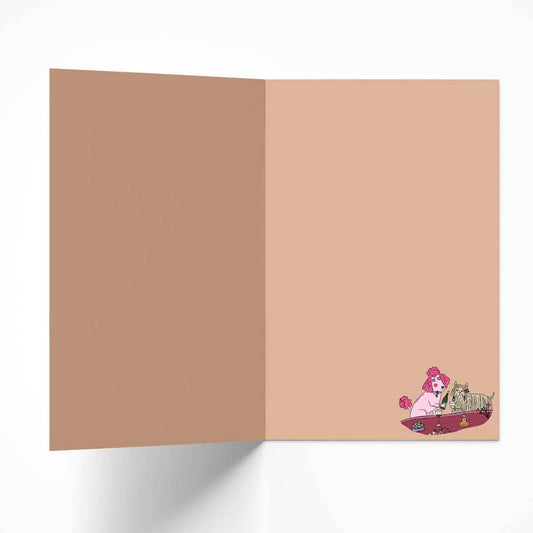 Let's Drink Wine And Talk Shit Greeting Card