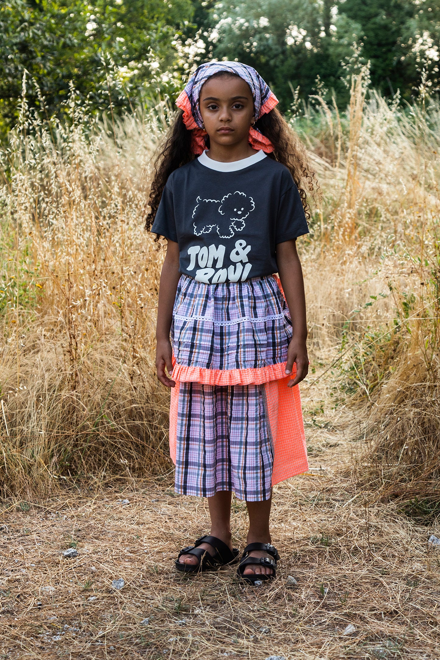 Tom & Boy Checked Skirt