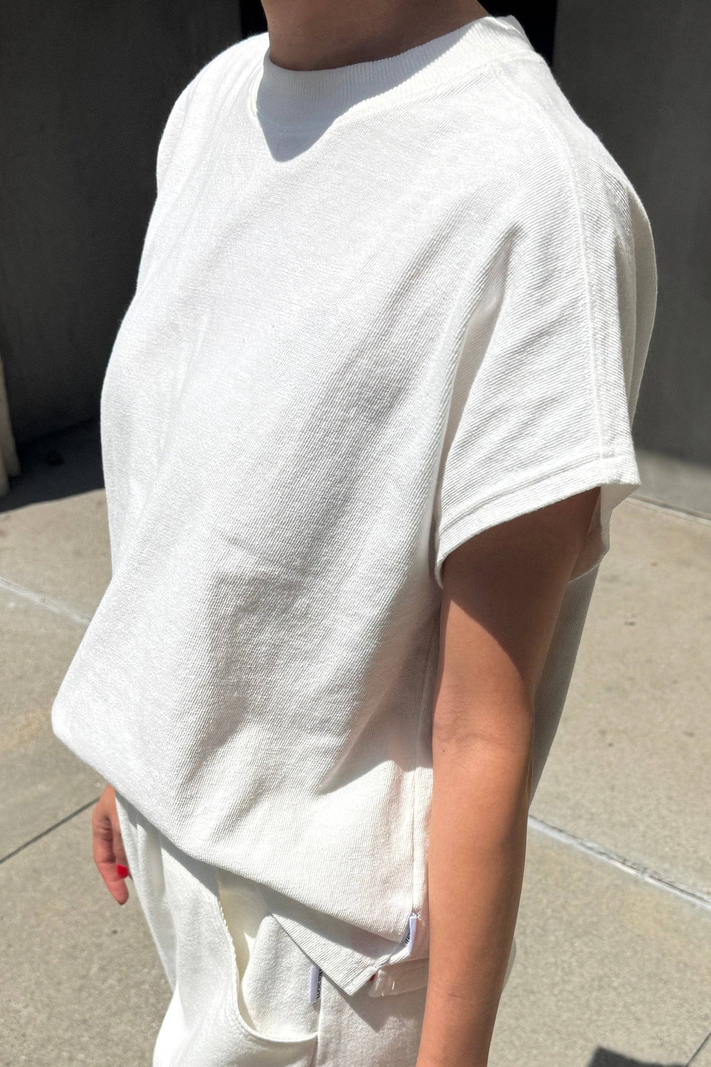 Le Bon Shoppe White Cotton Jeanne Tee