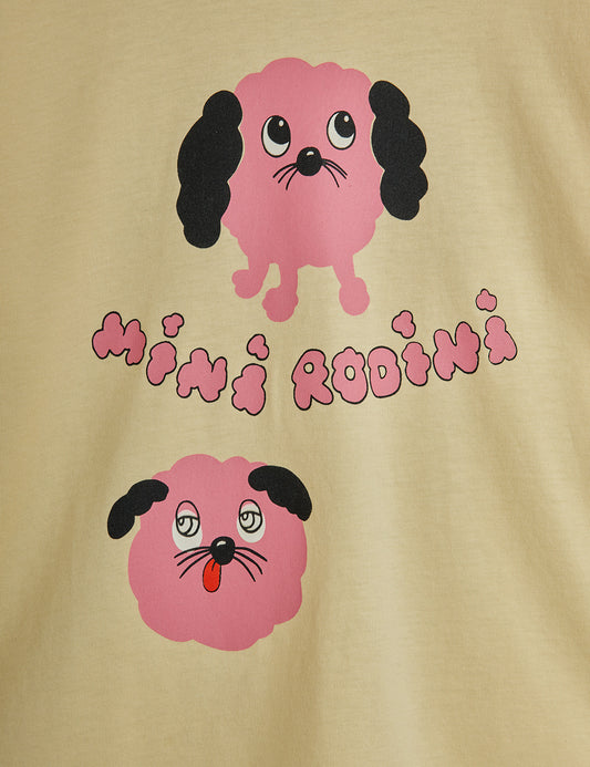 Mini Rodini Yellow Doggies Long Sleeve Tee