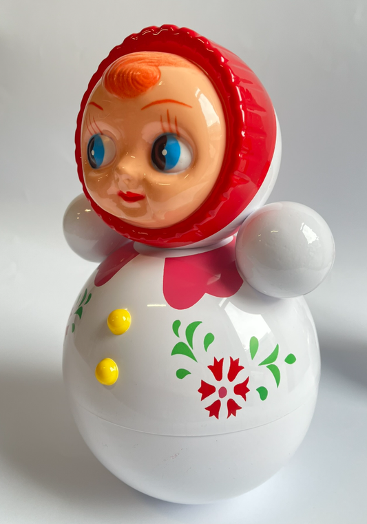 Retro Roly-Poly Doll White XL