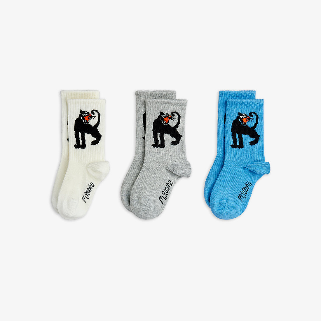 Mini Rodini Panther 3 Pack Socks