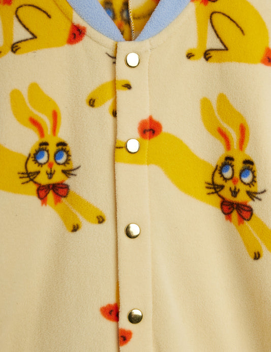 Mini Rodini Rabbits Fleece Onesie