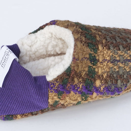 Roving Check x Sleep Boa Room Shoes