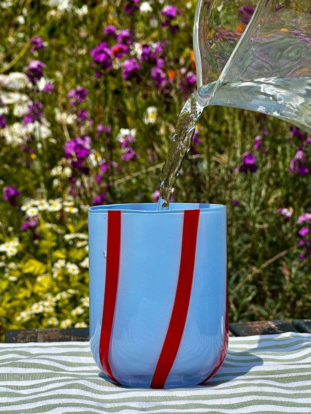 MÆGEN - Atina Glassware - Blue & Red