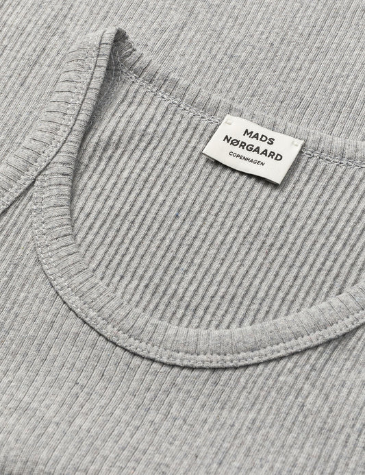 Mads Nørgaard Grey Melange 4x2 Teco Addie Top