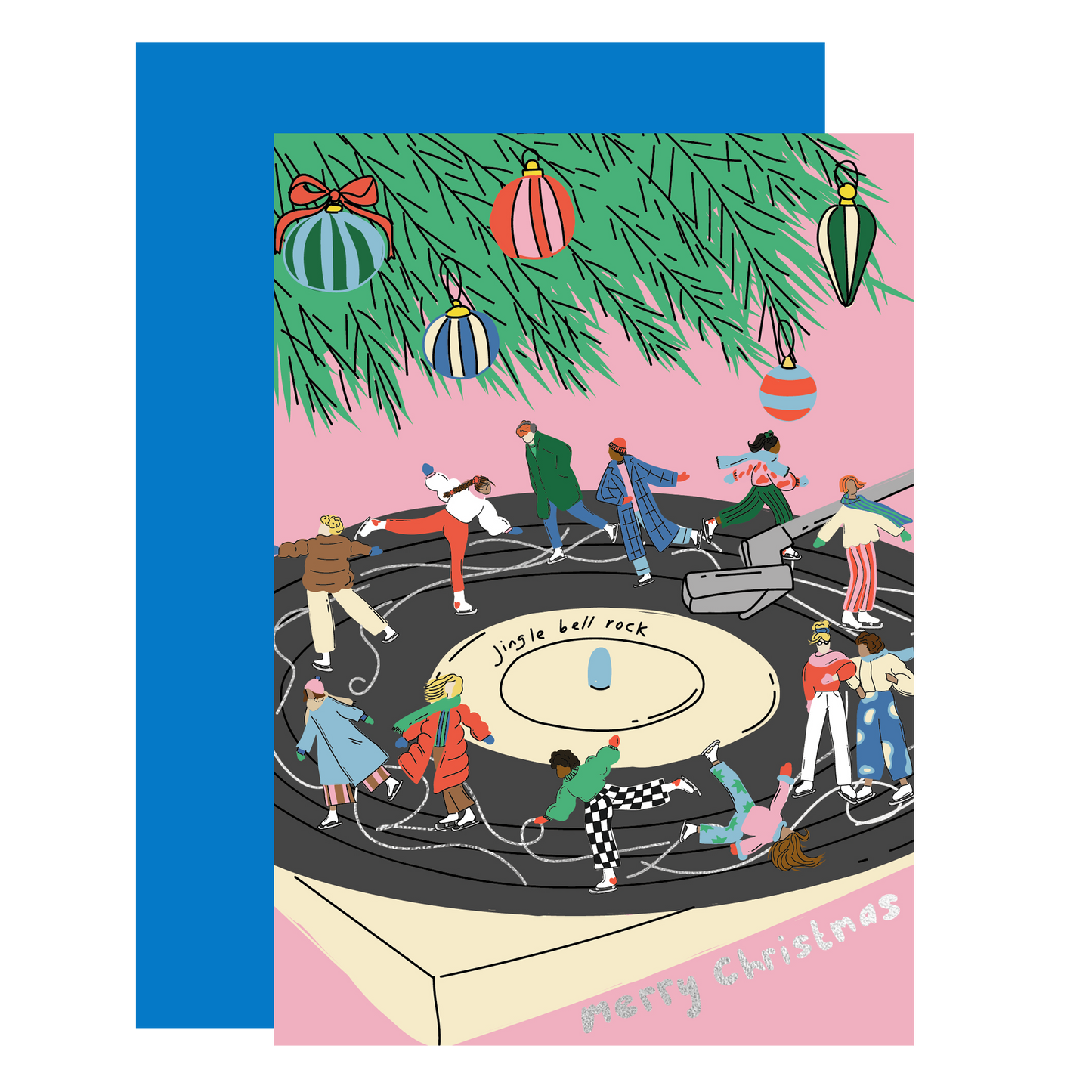 Jingle Bell Rock Christmas Greeting Card
