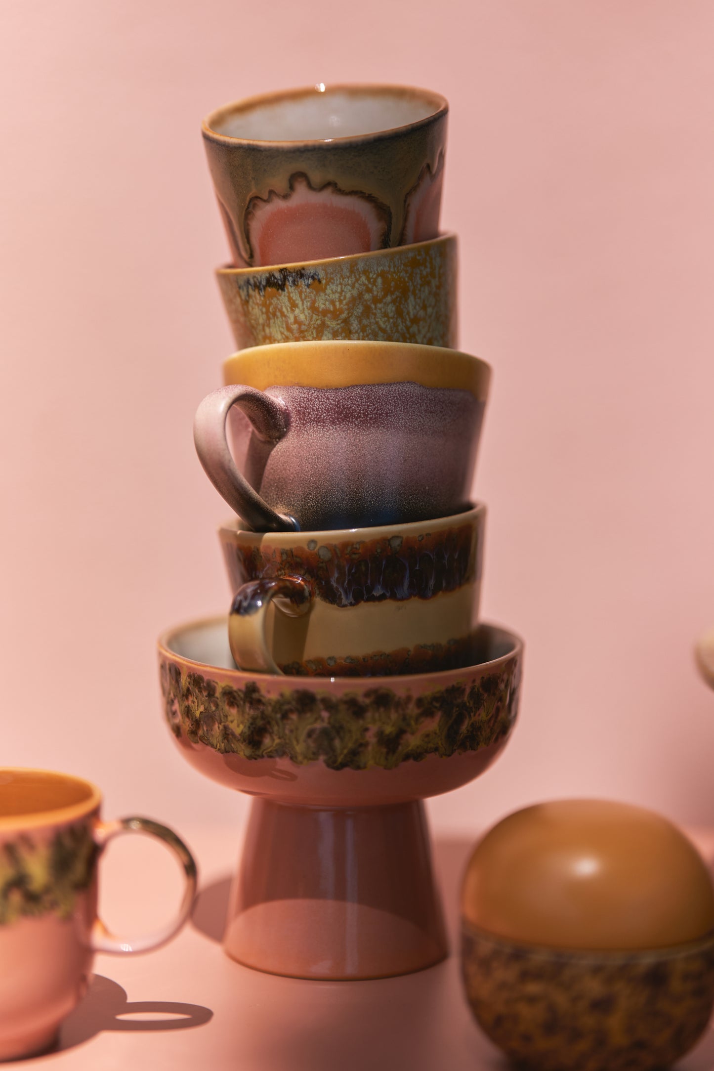 HKliving 70's Ceramics Sunset Cappucino Mug