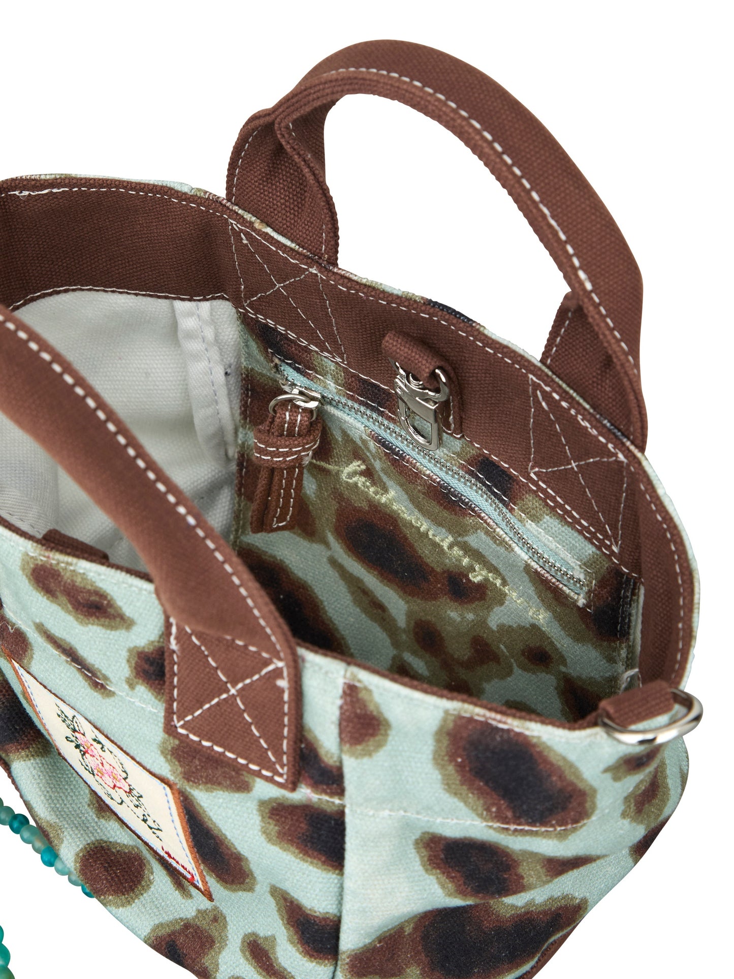 Becksöndergaard Aqua Grey Leola Canvas Gabby Bag