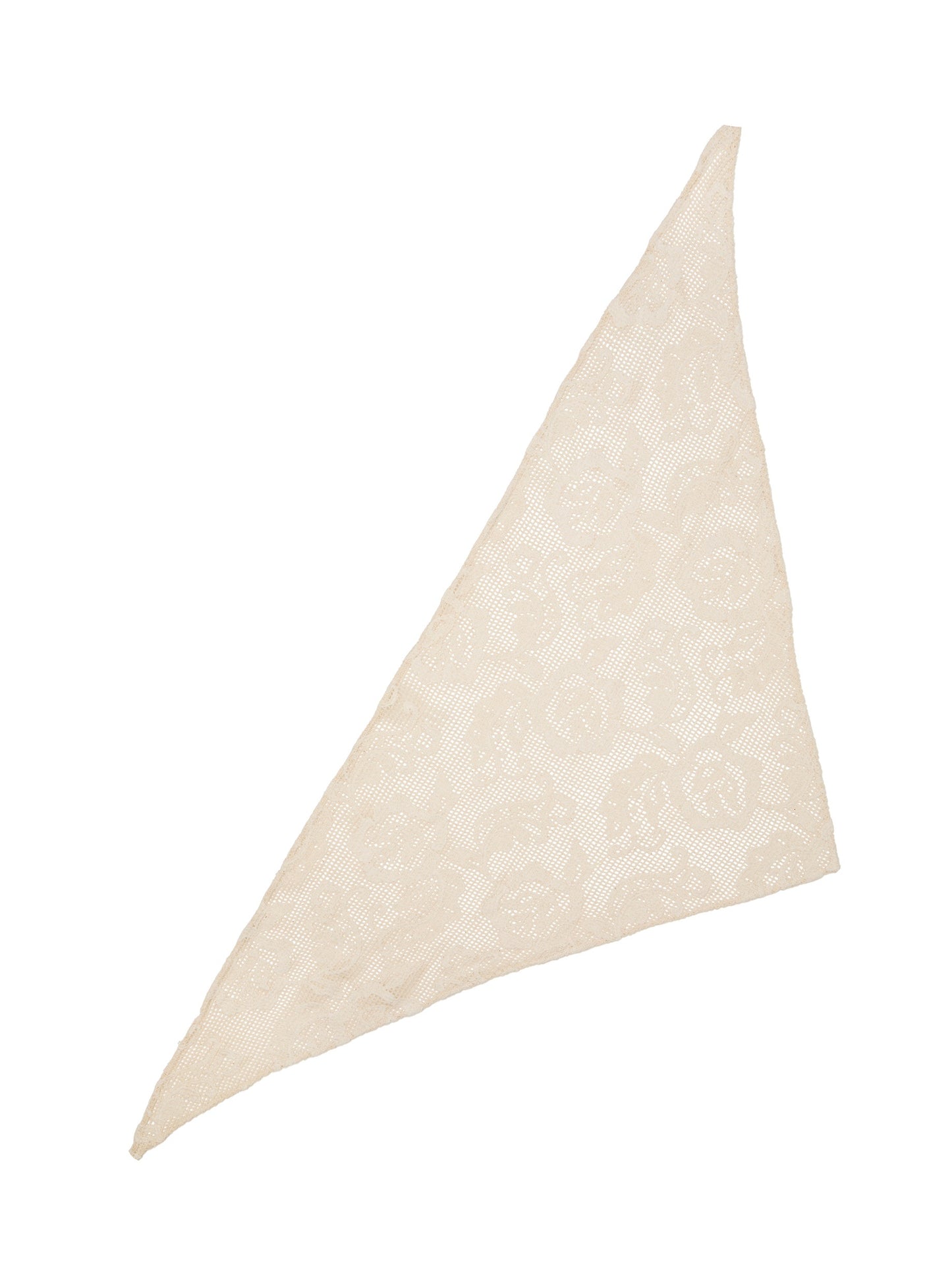 Becksöndergaard Birch White Croflora Triangle Scarf