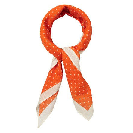 Becksöndergaard Pureed Pumpkin Orange Dot Cotta Scarf