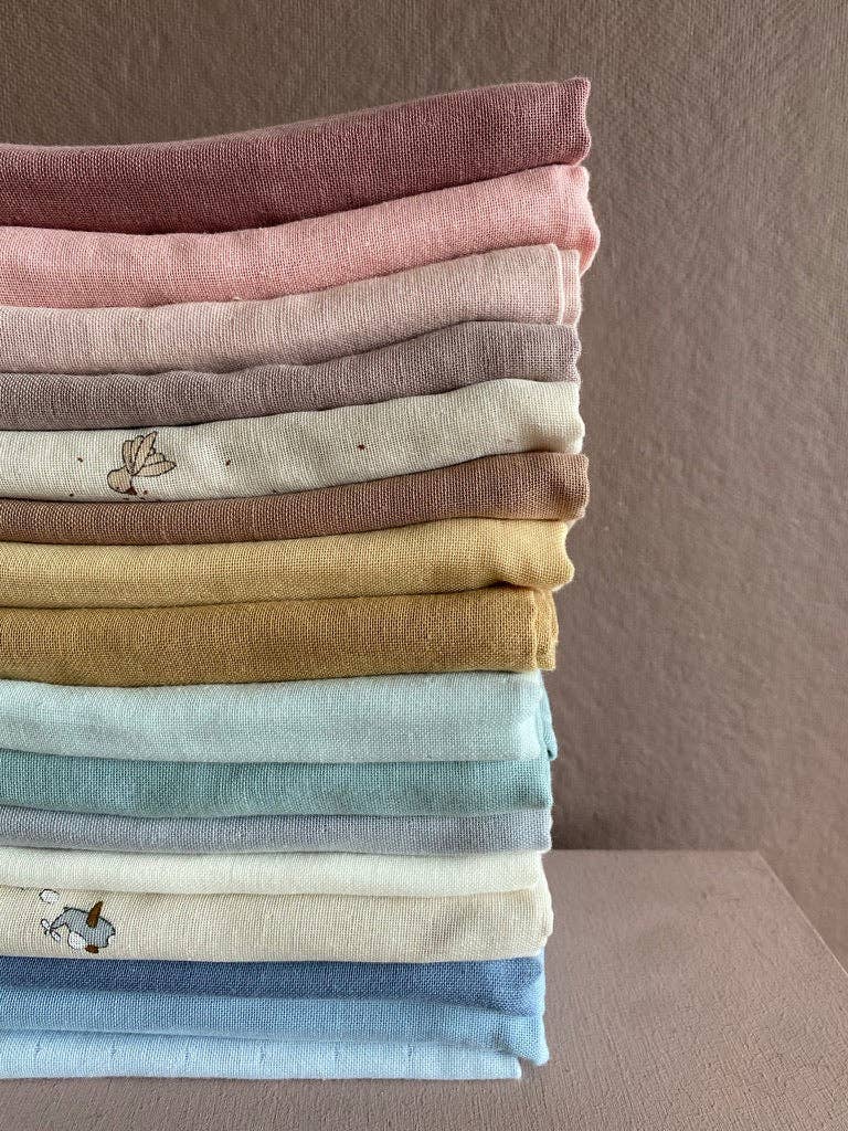 Dream Blue Muslin Cloth - 100% Organic Cotton