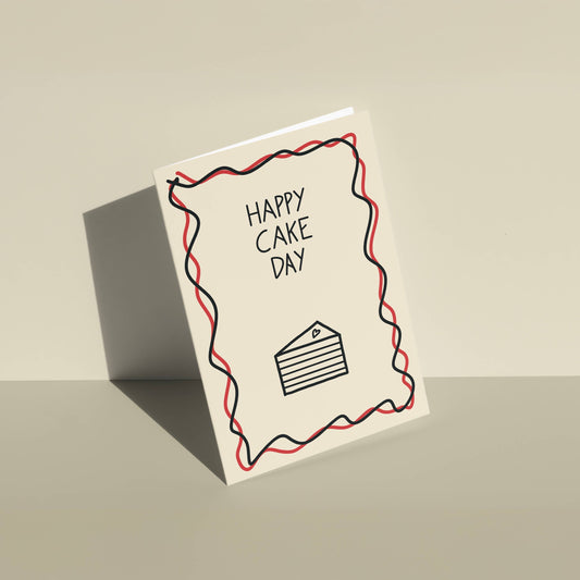 Happy Cake Day Birthday Greeting Card