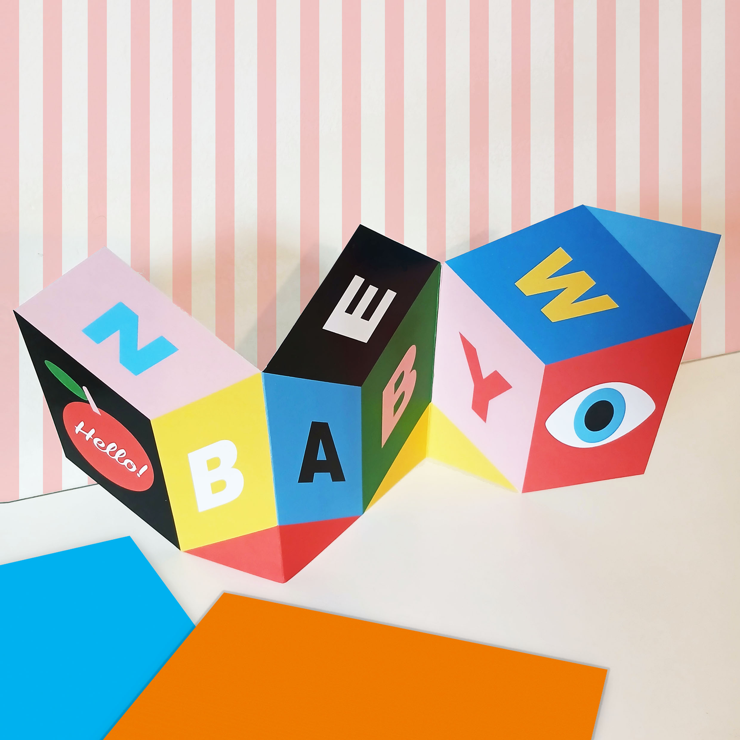 Trippy Baby Greeting Card