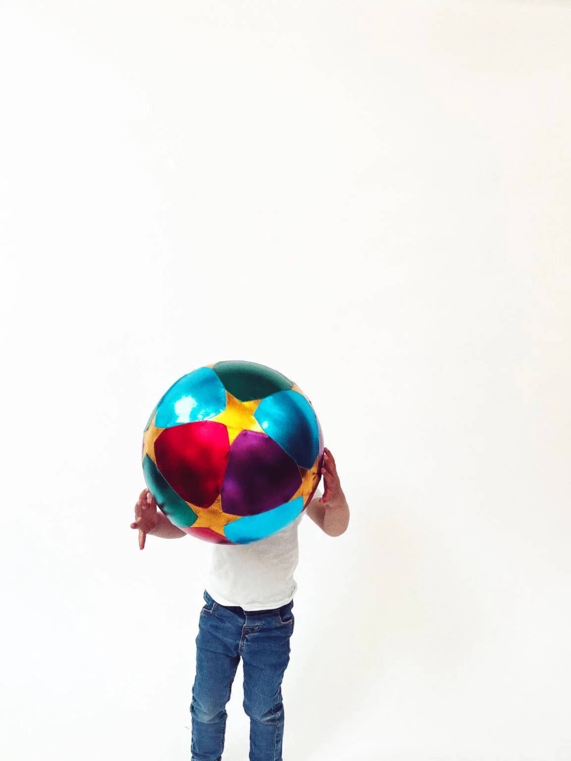 Ratatam! Multicolour Inflatable Fabric Ball with Stars