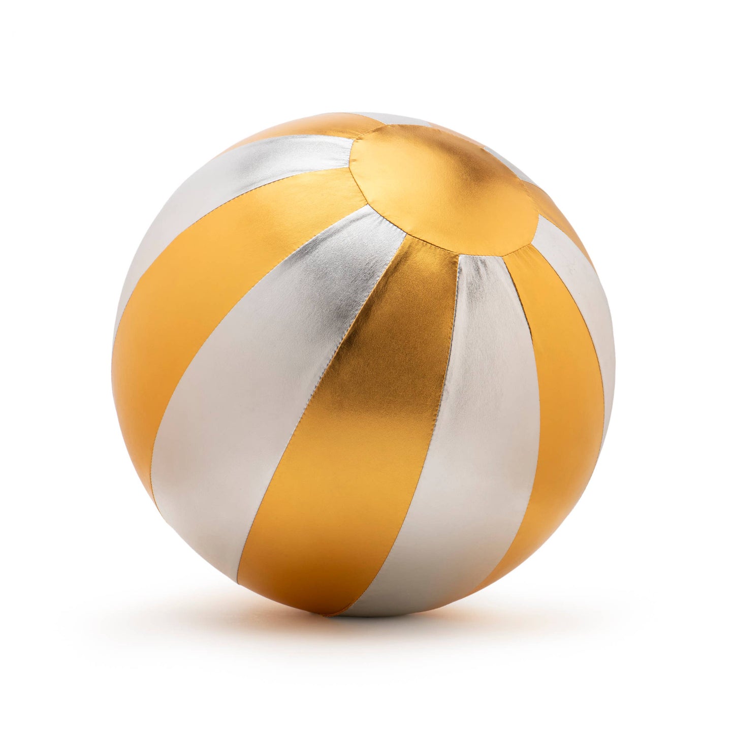 Ratatam! Gold & Silver Inflatable Fabric Balloon Ball