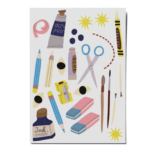 School Organic Temporary Tattoos