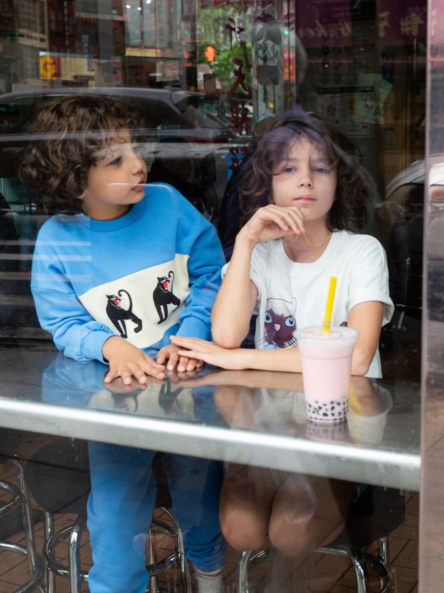 Mini Rodini Panther Panel Sweatshirt