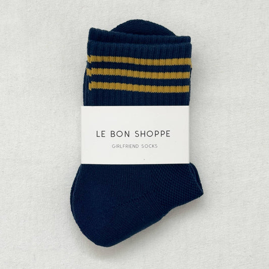 Le Bon Shoppe Navy Girlfriend Socks