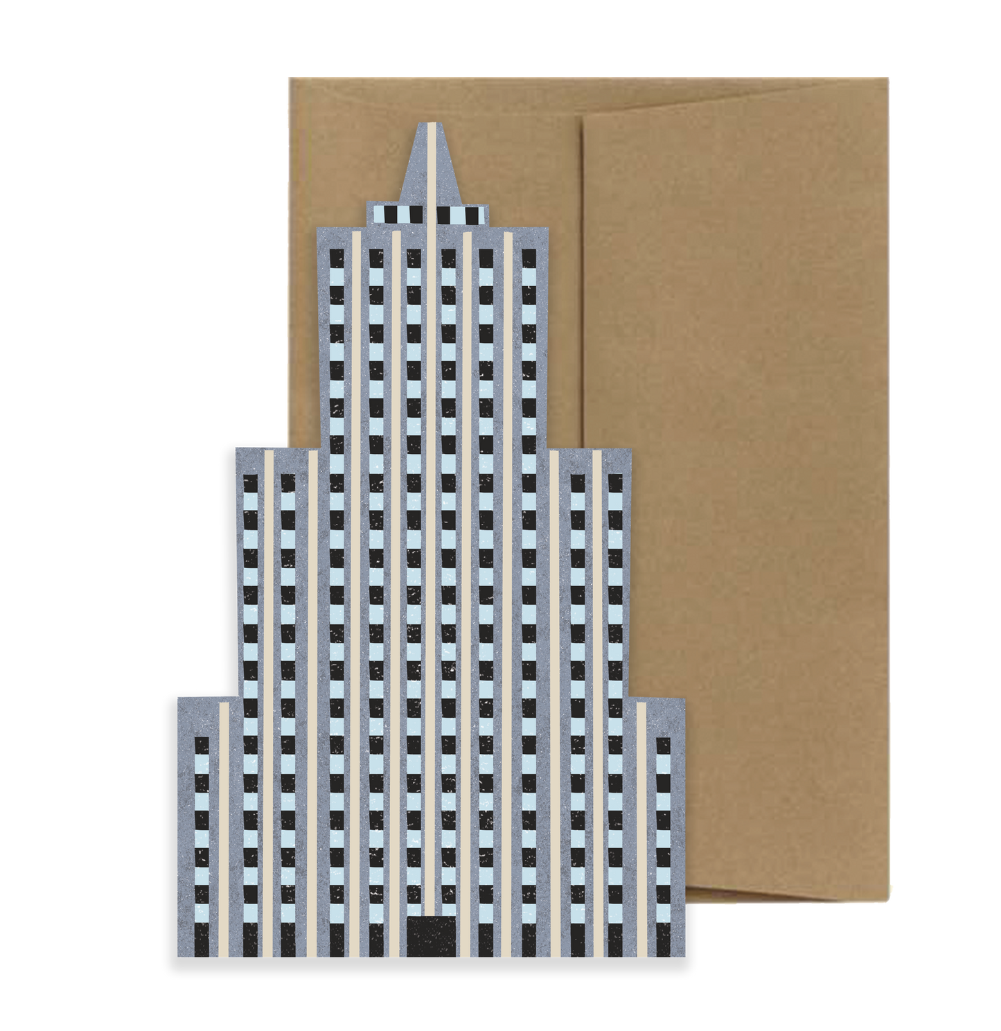 Skyscraper Die Cut Greeting