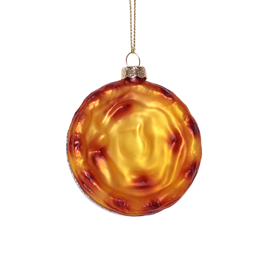 Pastel De Nata Glass Decoration