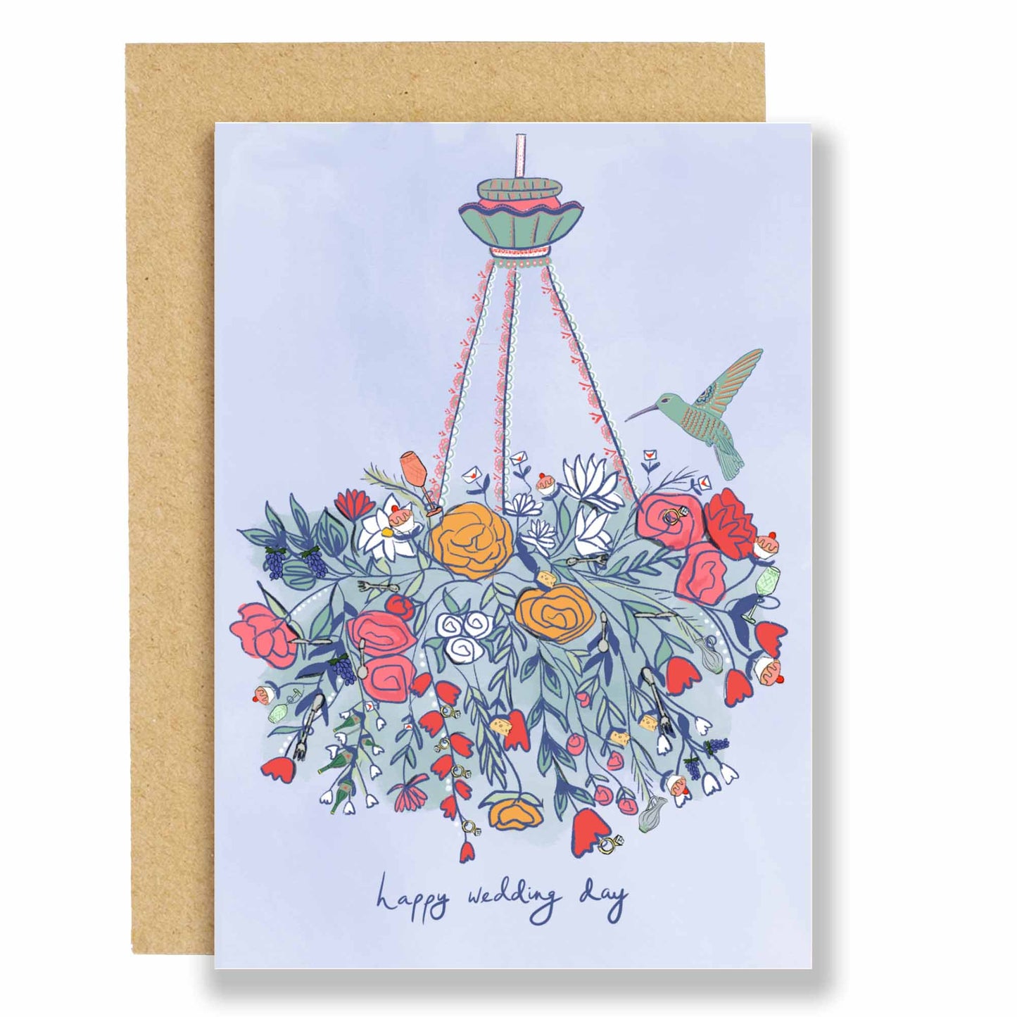 Wedding Wreath Greeting Card