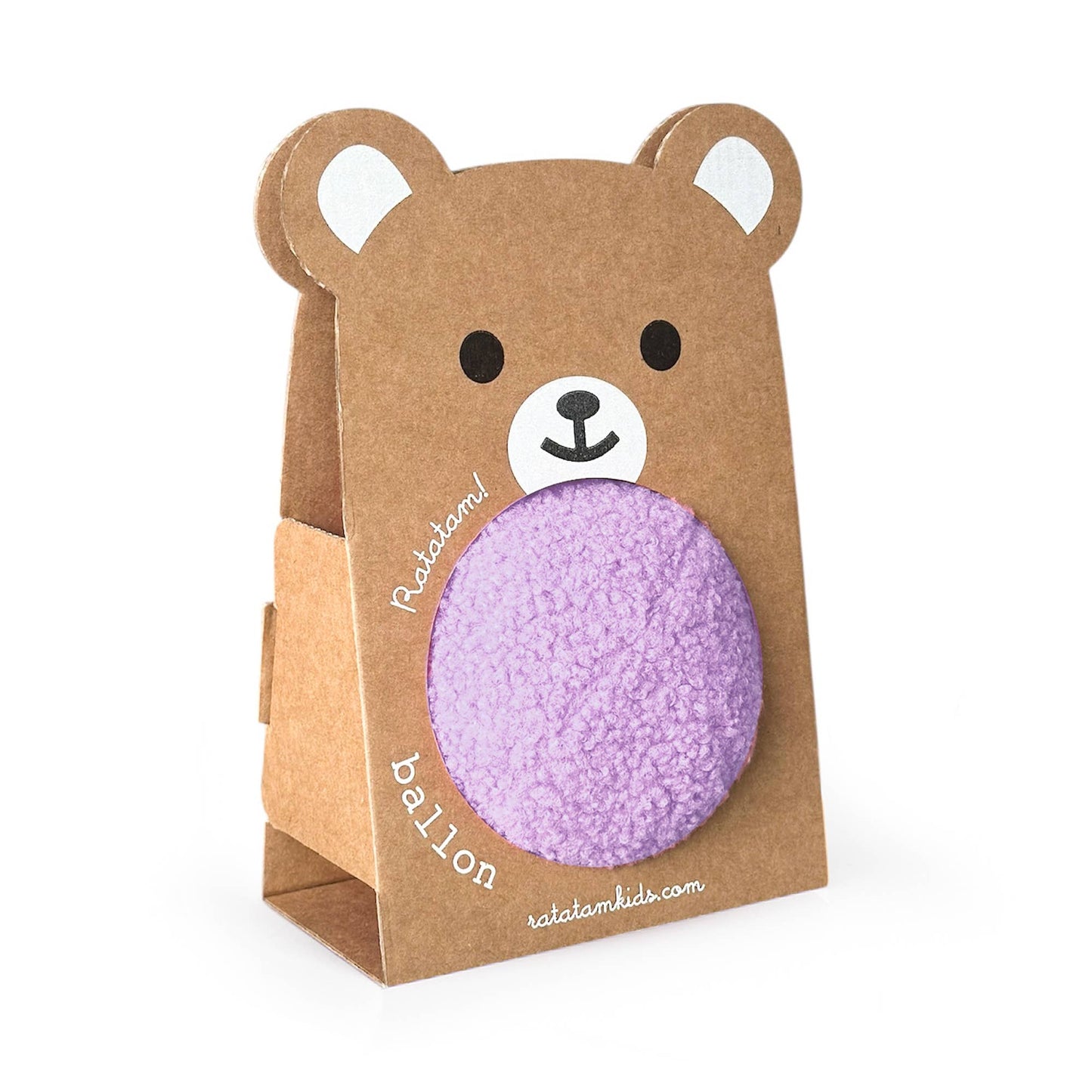 Ratatam! Baby Teddy Bear Ball 12cm Lilac