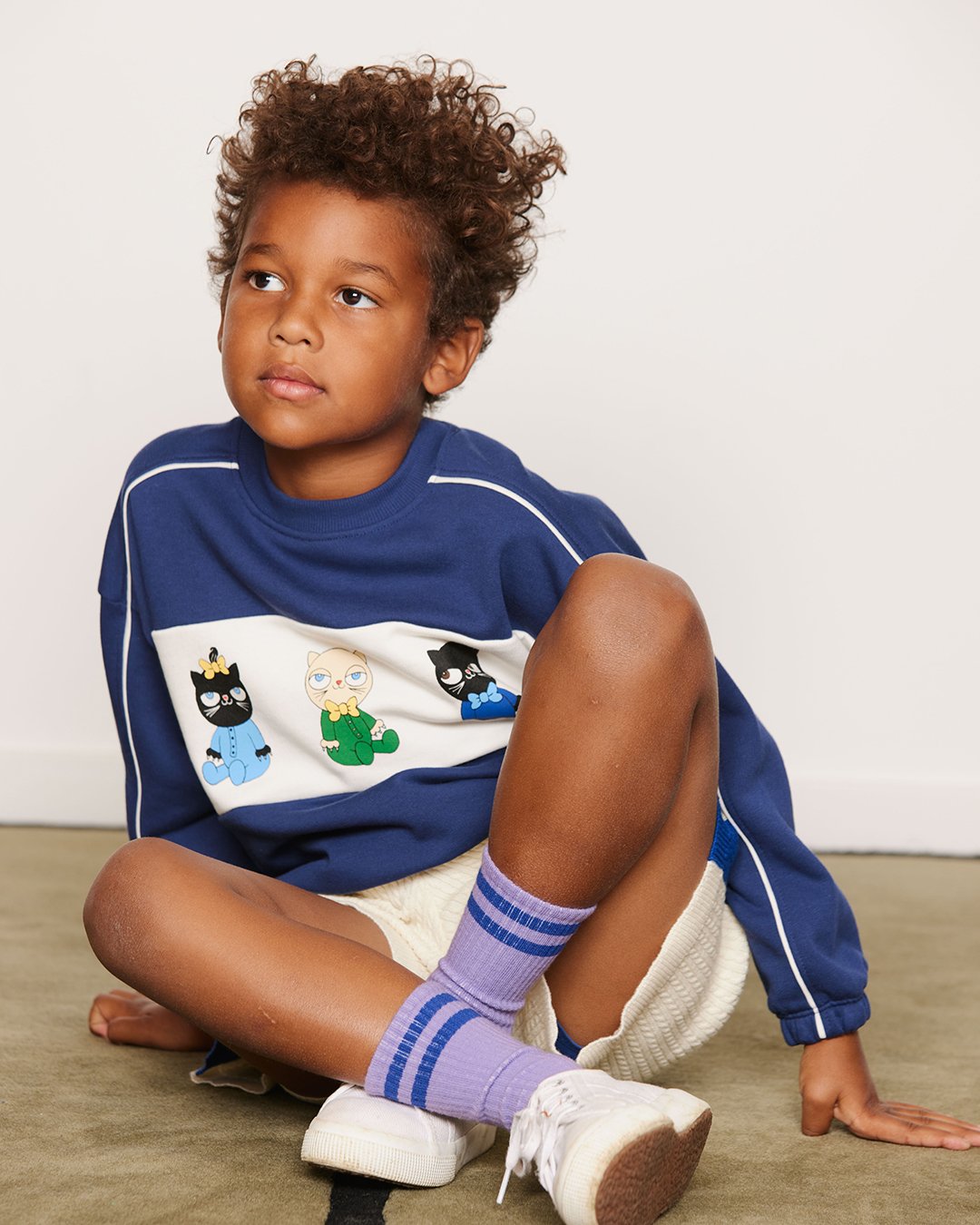 Mini Rodini Minibabies Panel Sweatshirt