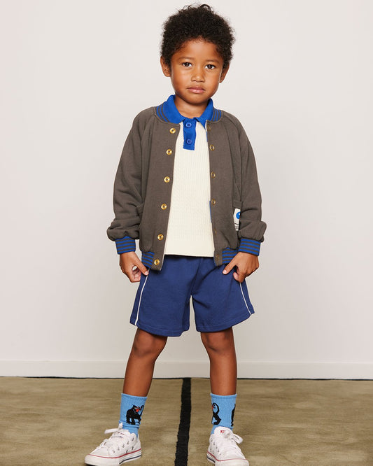 Mini Rodini Plain Piping Sweatshorts