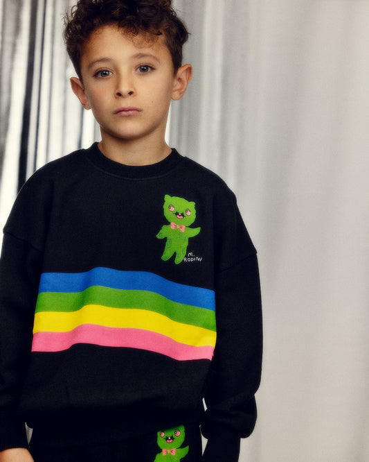 Mini Rodini Alien Stripe Sweatshirt