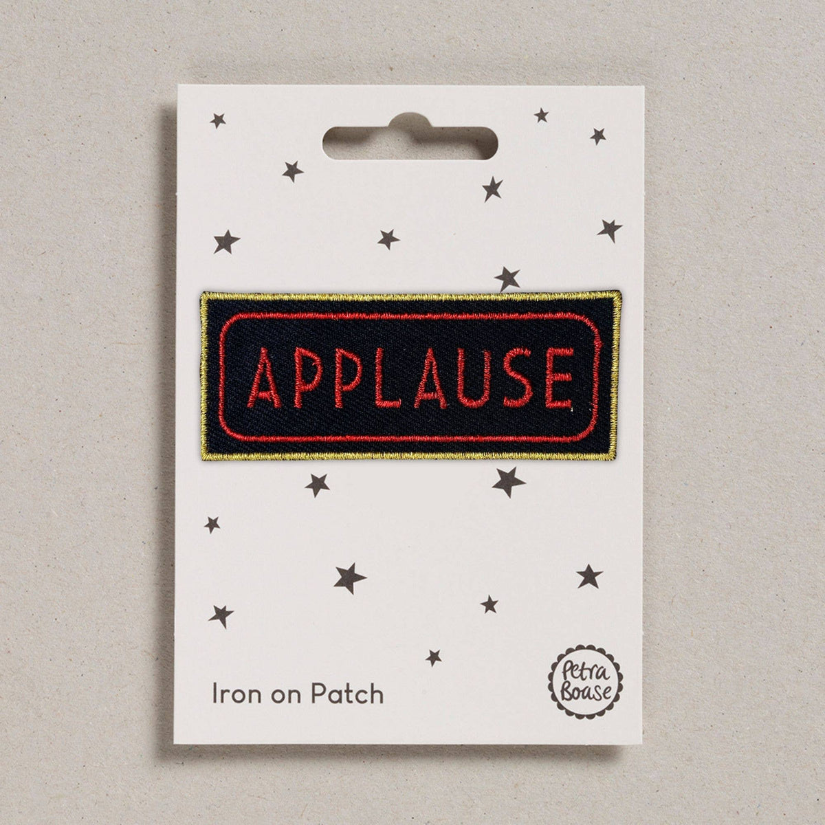 Applause Iron-On Embroidered Patch