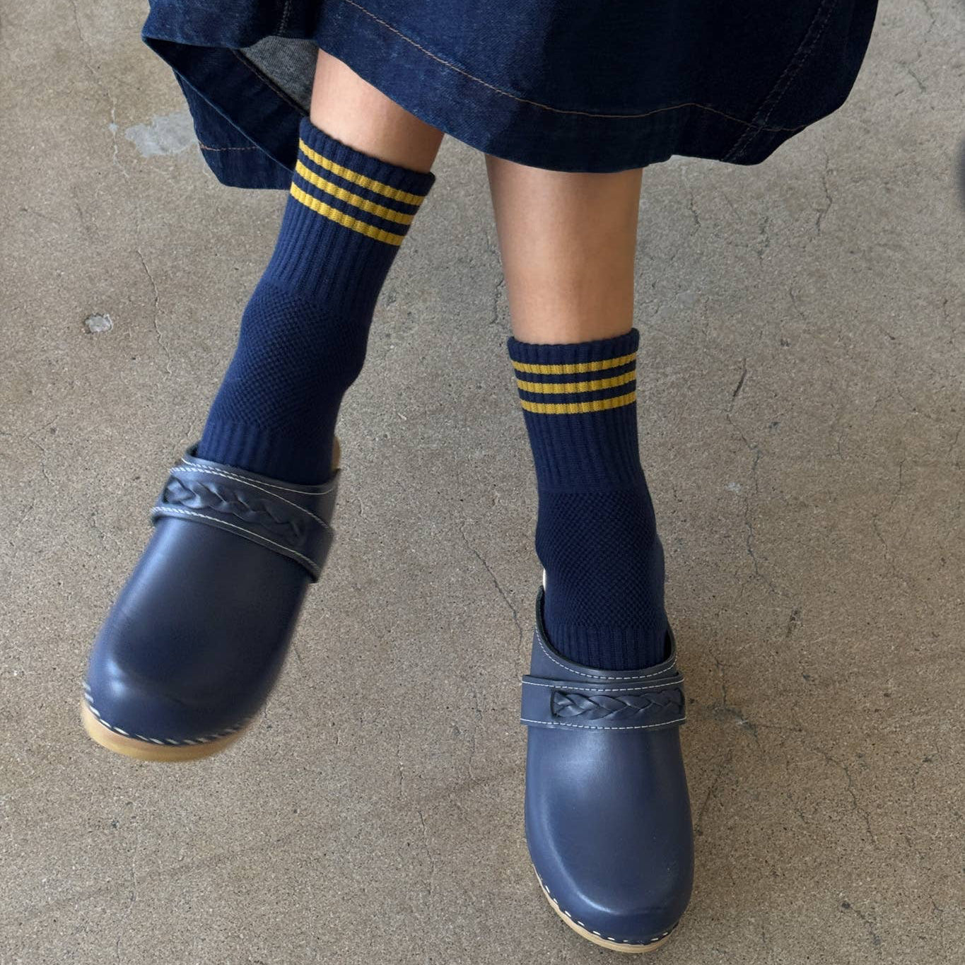 Le Bon Shoppe Navy Girlfriend Socks