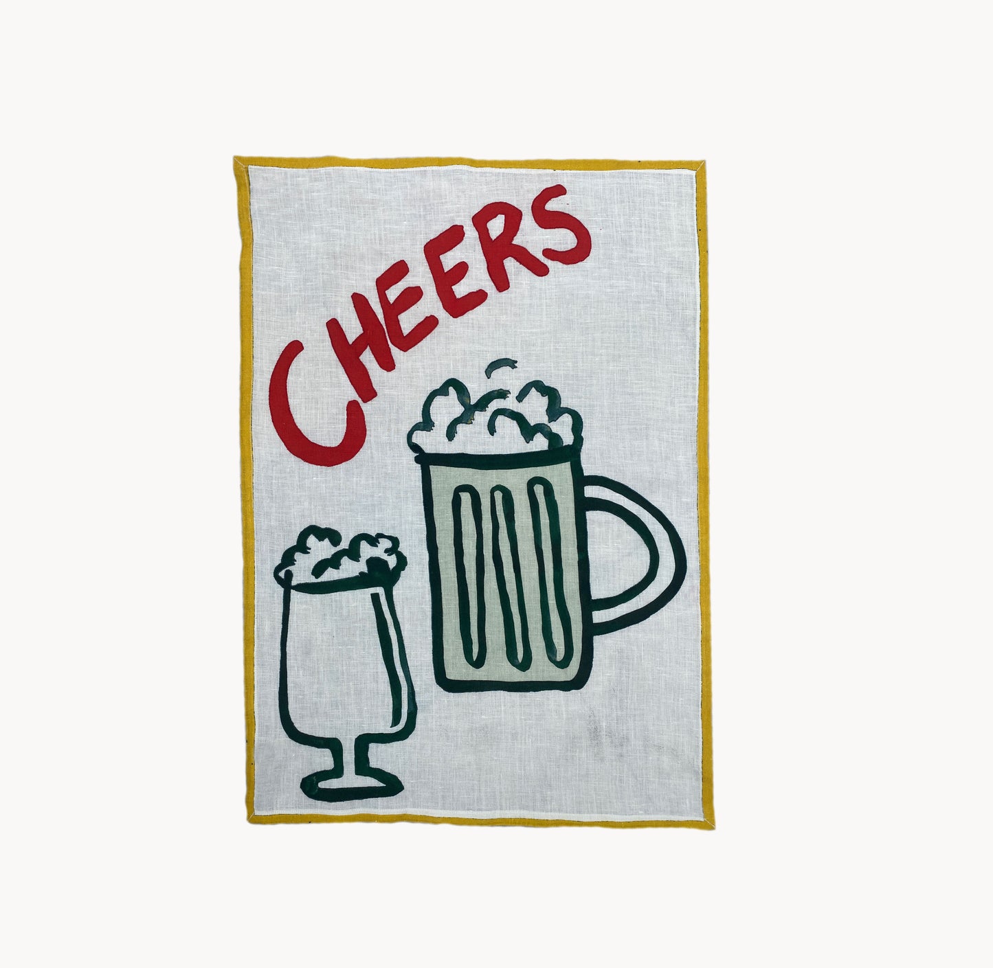 Amuse La Bouche Beer Tea Towel