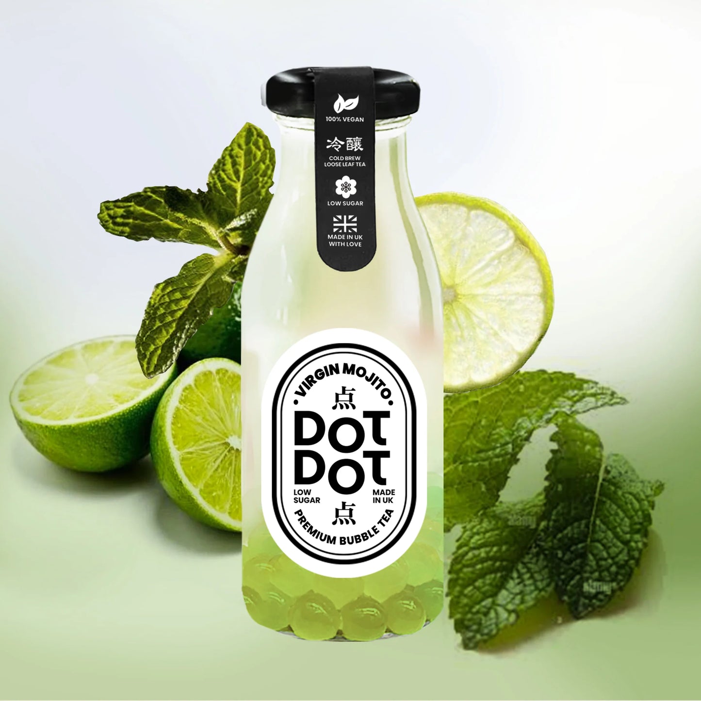 Virgin Mojito Bubble Mocktail