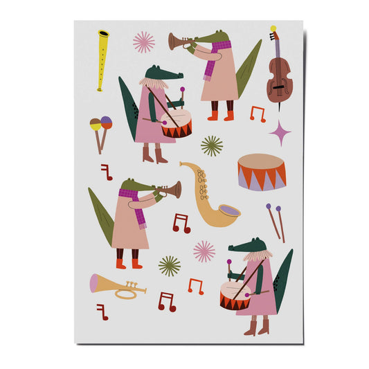 Crocodile Organic Temporary Tattoos
