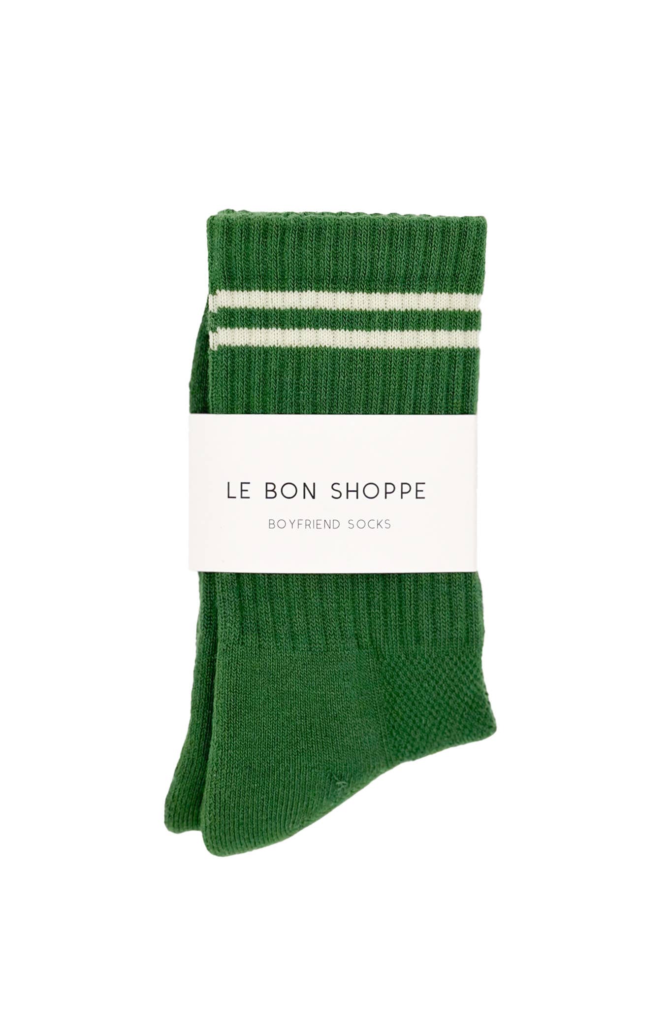 Le Bon Shoppe Moss Boyfriend Socks