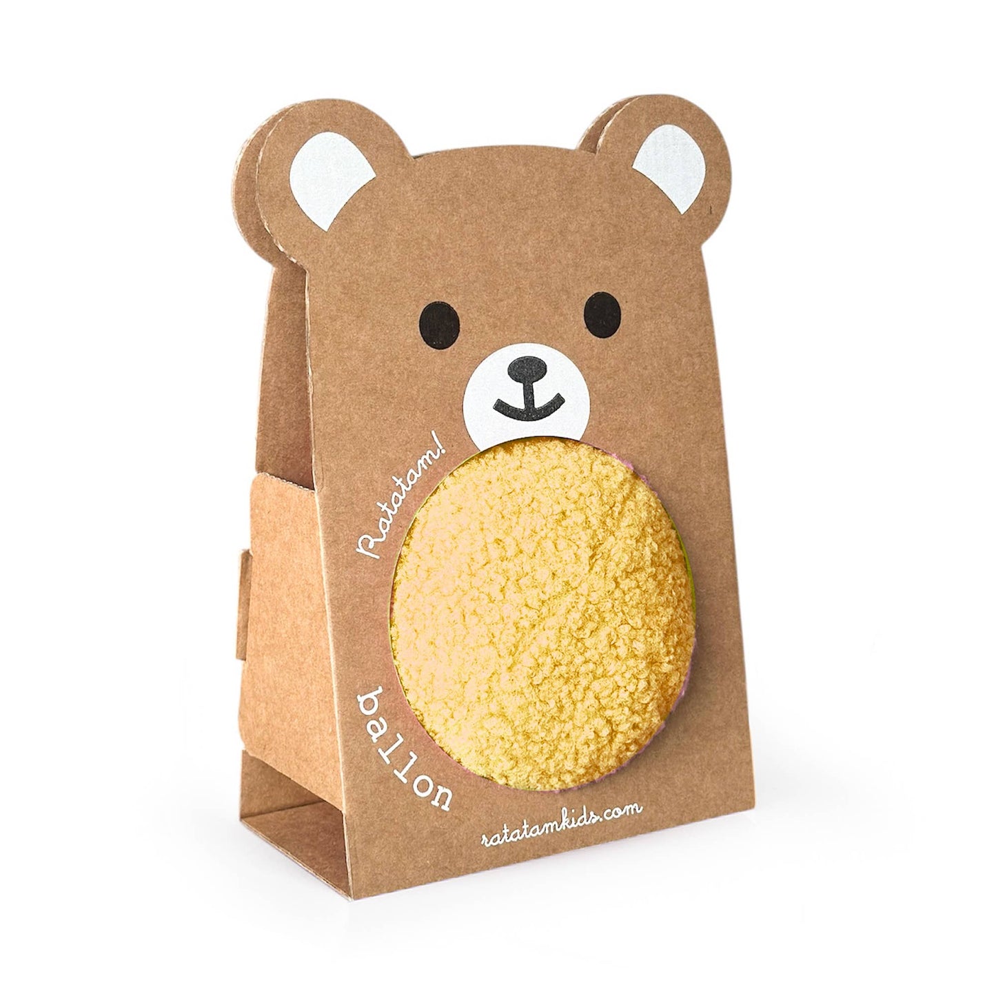 Ratatam! Baby Teddy Bear Ball 12cm Yellow