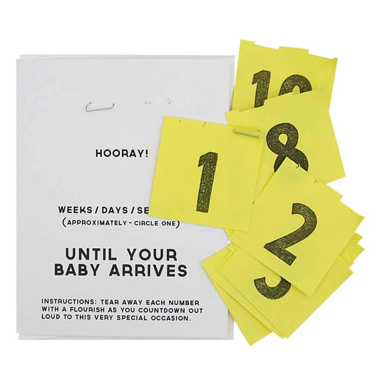 Countdown Until Your Baby Arrives Greeting Card