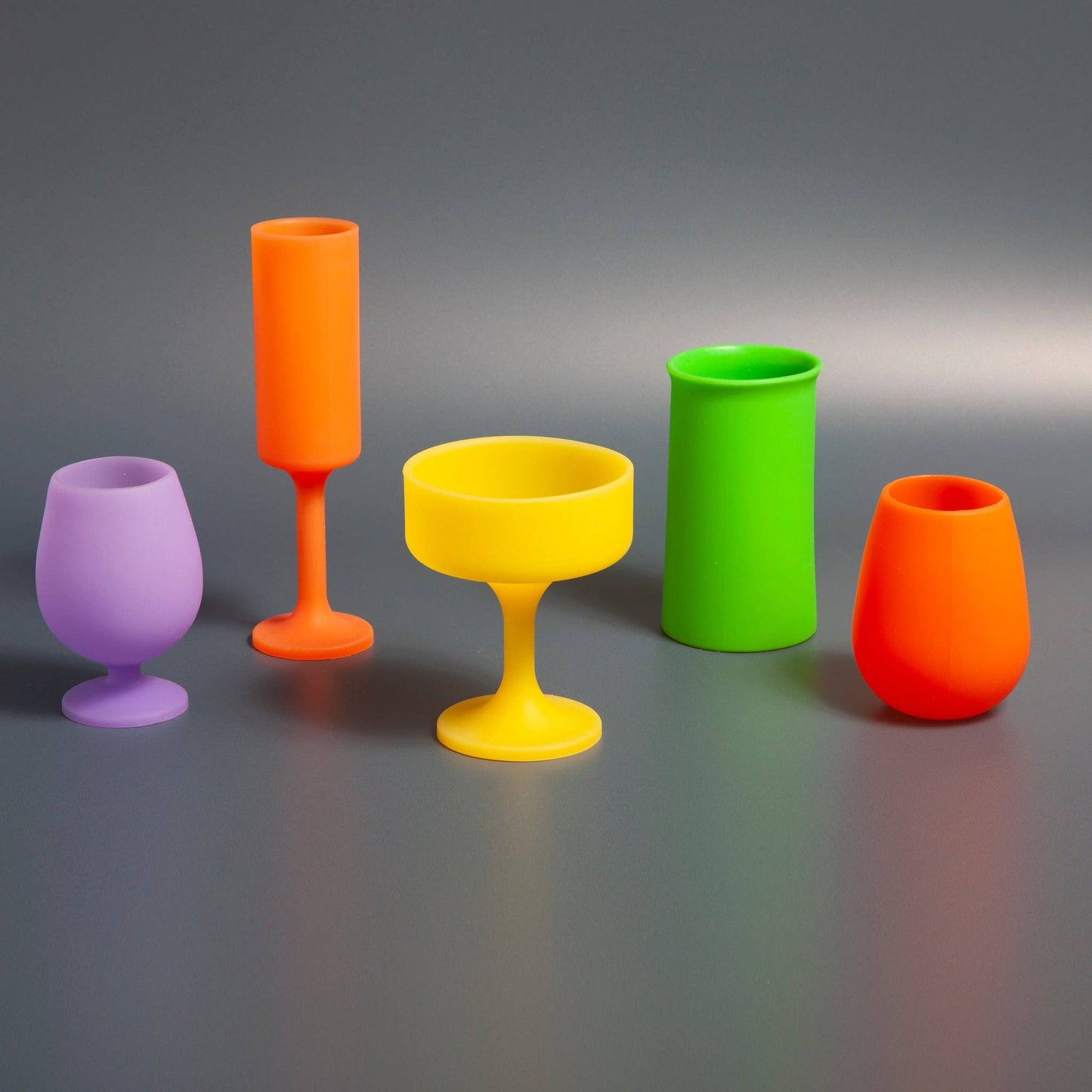 Violette + Vert Stemm Slicone Unbreakable Wine Glasses