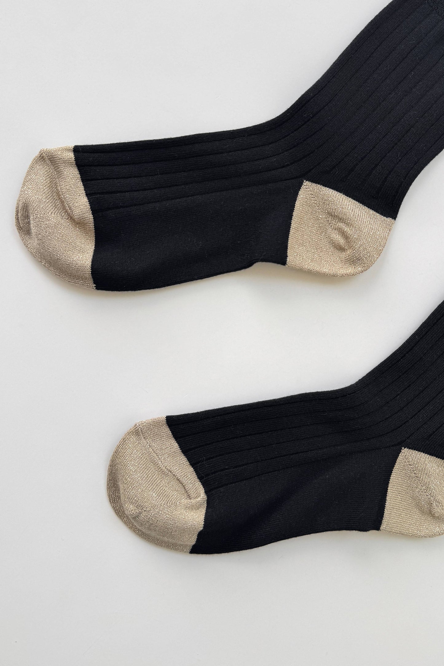 Le Bon Shoppe Black / Gold Her Glow Socks