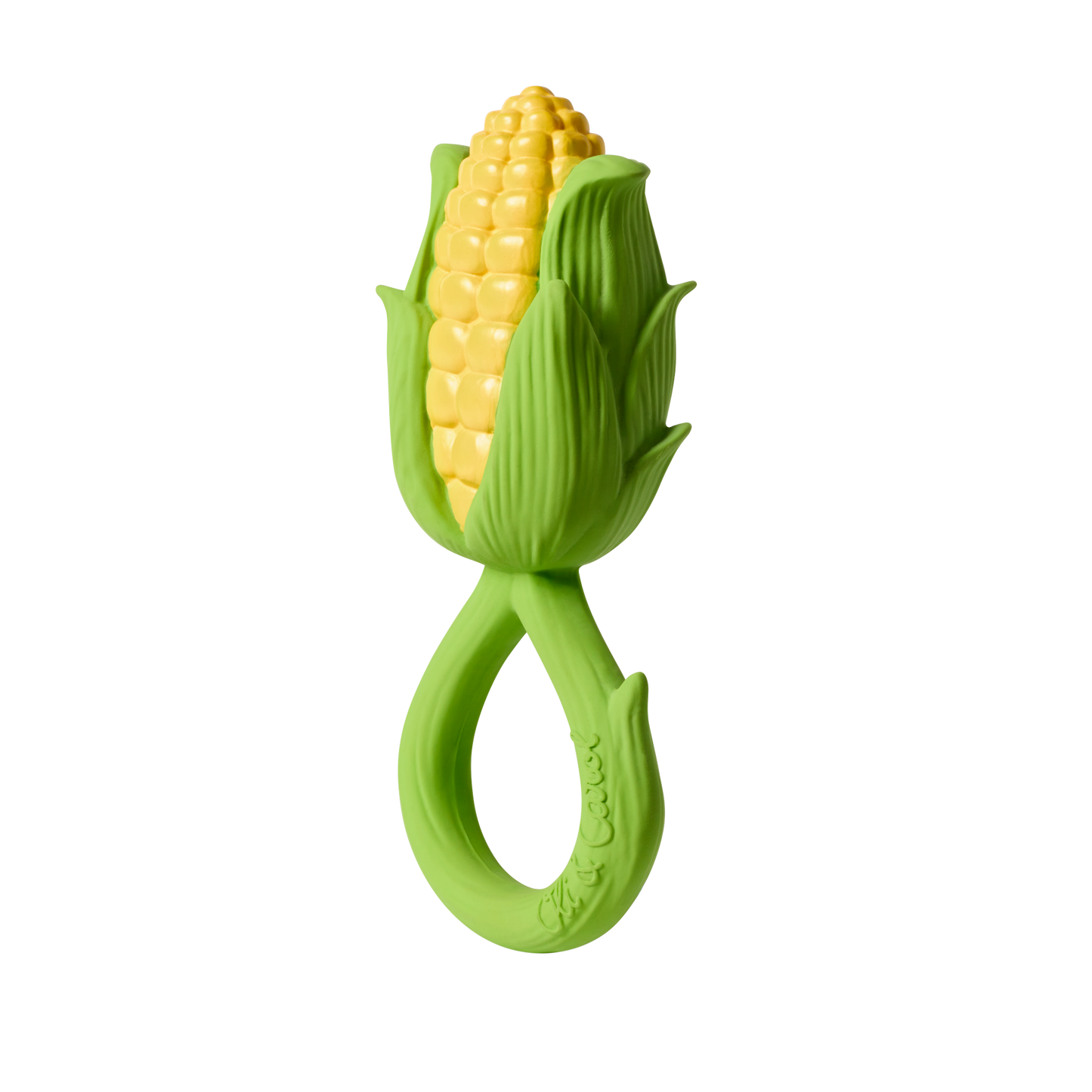 Corn Natural Rubber Baby Rattle